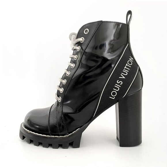 Vuitton ankle boots Star Trail - Logo - Black - Very good condition